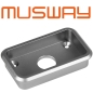 Preview: Musway MB-DRC Aluminium Montagehalter für Fernbedienung DRC 1